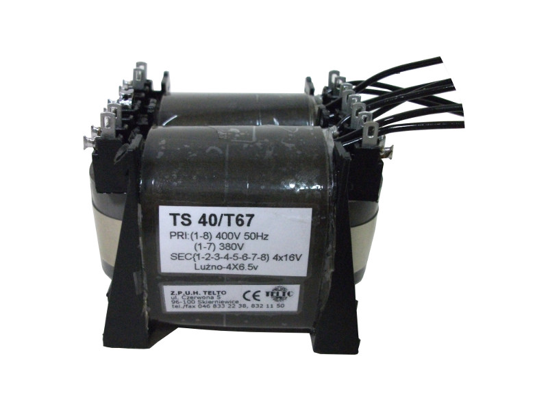 Transformator TS   40/T067 380-400/4x16V, 4x6.5V